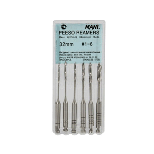 PEESO REAMERS, dental files, mani endo files